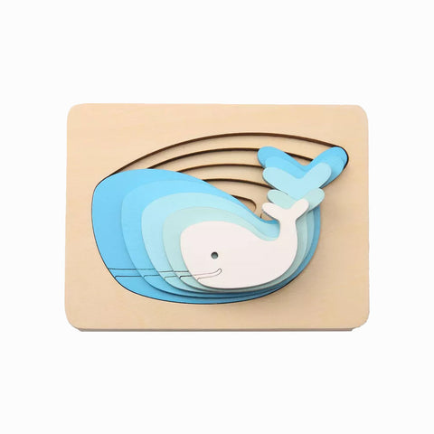 Ξύλινο παιχνίδι παζλ πολλαπλών στρώσεων