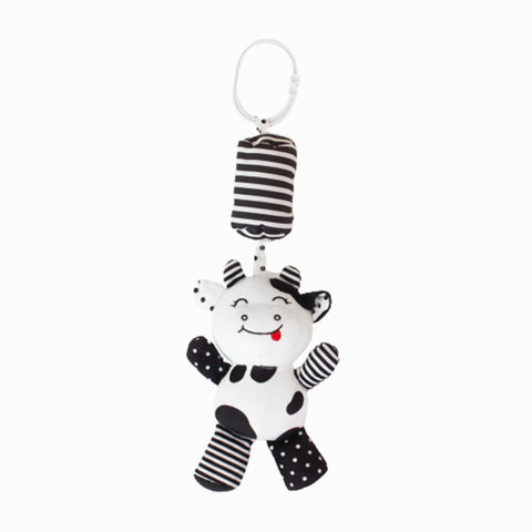 Βρεφικό κρεμαστό παιχνίδι κούνιας και καροτσιού Αγελάδα