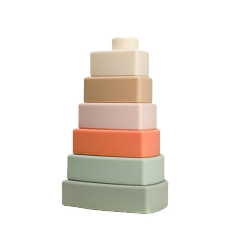 Τριγωνικό παιχνίδι στοίβαξης σιλικόνης