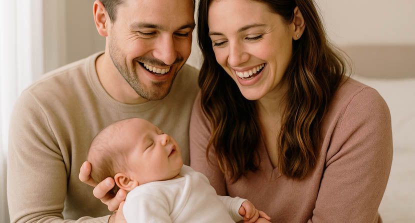 Θείος, θεία και μωρό