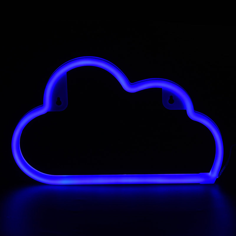 Aca Διακοσμητικό Φωτιστικό Σύννεφο με Neon Led FairyGift.gr ACA Apostolidis